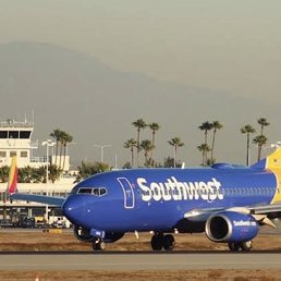 Southwest plane taxiing Southwest plane taxiing