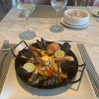 Fig & Olive - Seafood paella at Fig and olive - French Near Me - Houston, Texas Fig & Olive - Seafood paella at Fig and olive - French Near Me - Houston, Texas