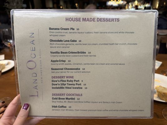 Menu photo 8 Land Ocean Restaurant Meridian Meridian, ID Menu photo 8 Land Ocean Restaurant Meridian Meridian, ID