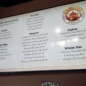 Elite Experience: Chaiwale & Co, Orange - Menu -food - Yelp Events Near Me - Orange, California