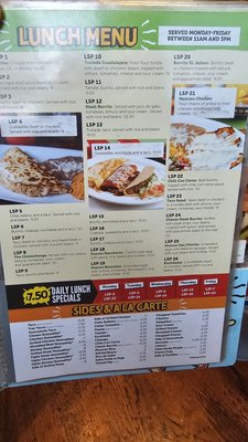 Menu photo 1 El Jalisco Tallahassee, FL Menu photo 1 El Jalisco Tallahassee, FL