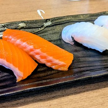 Kaito Sushi - 9/22/25: Left: Ocean Trout Right: Dry Age Madai - Sushi Bars Near Me - Las Vegas, Nevada Kaito Sushi - 9/22/25: Left: Ocean Trout Right: Dry Age Madai - Sushi Bars Near Me - Las Vegas, Nevada