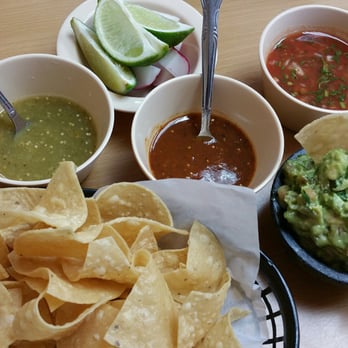 Tacos Gonzalez - Chips, 3 salsas, and guacamole - Mexican Near Me - Indio, California Tacos Gonzalez - Chips, 3 salsas, and guacamole - Mexican Near Me - Indio, California