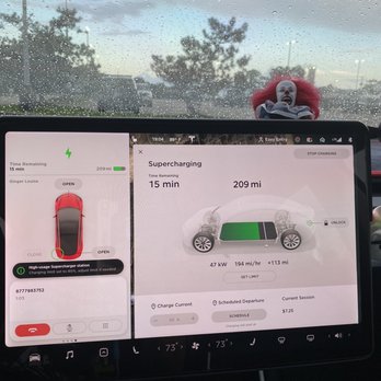 Tesla Supercharger - Kill Devil Hills, NC - Changed me to 80% and restarted saying that I'm at a "High-usage Supercharger station". - EV Charging Stations Near Me - Kill Devil Hills, North Carolina Tesla Supercharger - Kill Devil Hills, NC - Changed me to 80% and restarted saying that I'm at a "High-usage Supercharger station". - EV Charging Stations Near Me - Kill Devil Hills, North Carolina