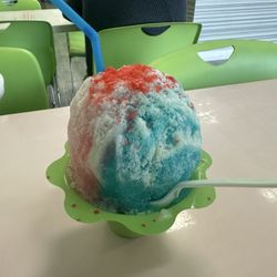 Hālau Hula a Kawika lāua ʻO Leinani - Xplosiom  Blue Cotton Candy and Pink Bubblegum.  with Snow Cap (Sweet Condensed Milk) and Pop Rocks Candy