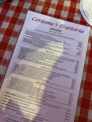 Menu photo 5 Corleone's Trattoria Savannah, GA