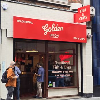 Golden Union Fish Bar - Outside! - Fish & Chips Near Me - London, XGL
