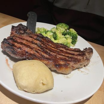 Harveys - New York Strip with Garlic Butter (Dinner 4pm-Close) - Steakhouses Near Me - Starkville, Mississippi