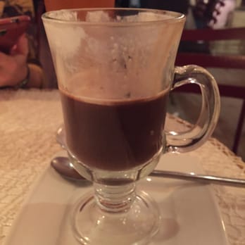 Camelot Cafe - Mint hot chocolate and ice eaten the cream :) - Cafes Near Me - Kraków, Massachusetts