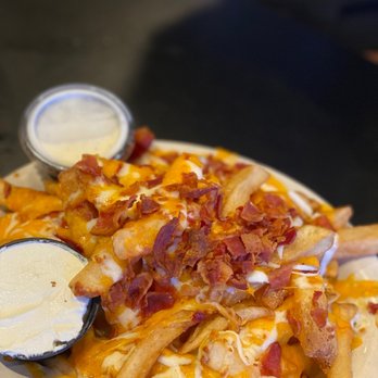 Kiki’s Chicken And Waffles - Bacon cheese fries - Soul Food Near Me - Columbia, South Carolina Kiki’s Chicken And Waffles - Bacon cheese fries - Soul Food Near Me - Columbia, South Carolina
