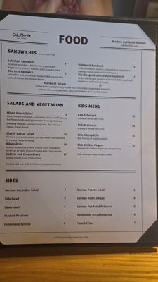 Menu photo 6 Café Berlin Las Vegas, NV
