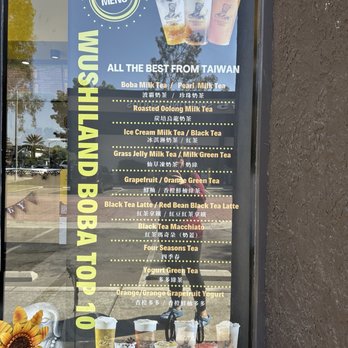 Wushiland Boba - Top 10 menu - Bubble Tea Near Me - Cerritos, California Wushiland Boba - Top 10 menu - Bubble Tea Near Me - Cerritos, California