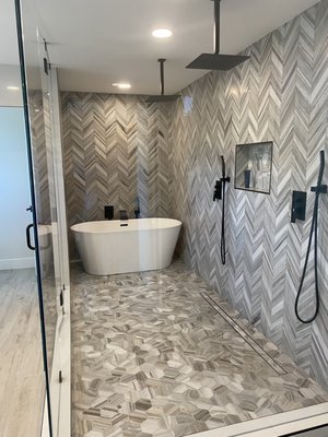 Bathroom Tile Installations - Let us tile the bathroom of your dreams! Give us a call at (760) 501-9133. We're always happy to chat about options and pricing. Bathroom Tile Installations - Let us tile the bathroom of your dreams! Give us a call at (760) 501-9133. We're always happy to chat about options and pricing.