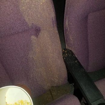 Regal Cinemas - Throw up on the chair that's been there for a while - Cinema Near Me - Visalia, California