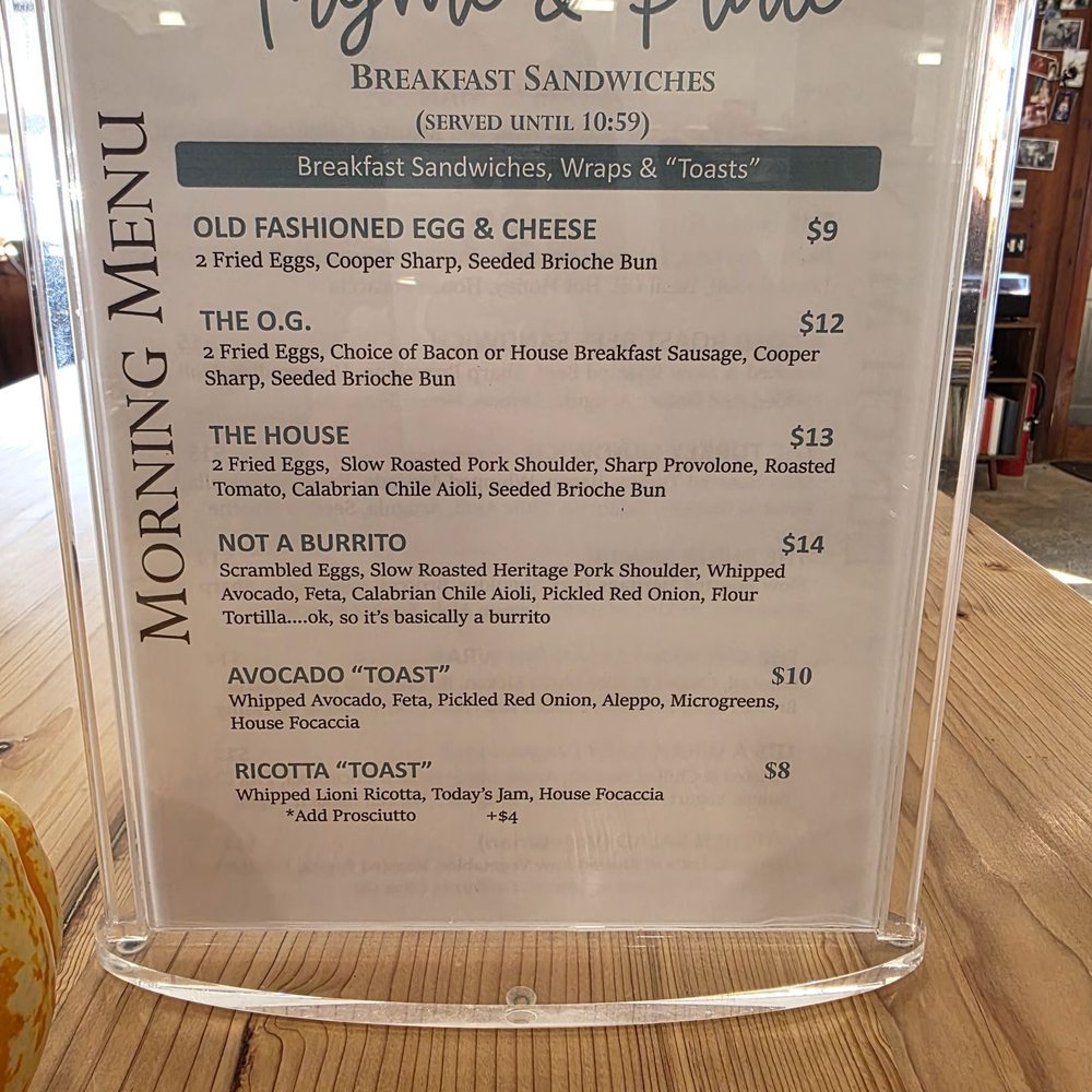 Thyme & Plate - Breakfast sandwich/toasts menu - Caterers Near Me Thyme & Plate - Breakfast sandwich/toasts menu - Caterers Near Me