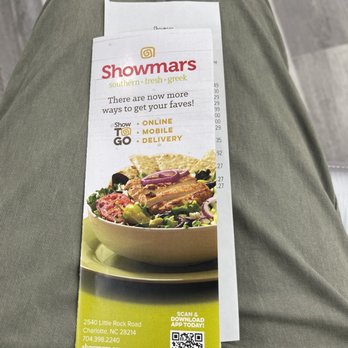 Showmars - Little Rock - a menu for a meal - Greek Near Me - Charlotte, North Carolina Showmars - Little Rock - a menu for a meal - Greek Near Me - Charlotte, North Carolina