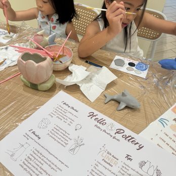 Hello Pottery - The girls love it! - Paint-Your-Own Pottery Near Me - Arcadia, California