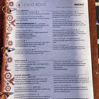 Cielo Rojo - Menu - Mexican Near Me - Takoma Park, Maryland Cielo Rojo - Menu - Mexican Near Me - Takoma Park, Maryland