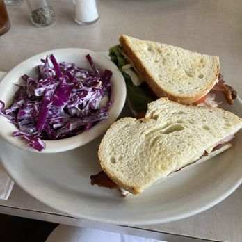 The Waffle - Turkey BLT with a side of coleslaw - New American Near Me - Los Angeles, California
