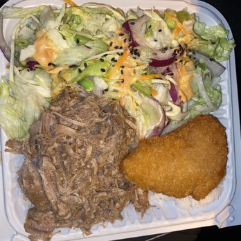 Ono Hawaiian BBQ - Kalua Combo is SO GOOD with fish - Hawaiian Near Me - Bakersfield, California Ono Hawaiian BBQ - Kalua Combo is SO GOOD with fish - Hawaiian Near Me - Bakersfield, California