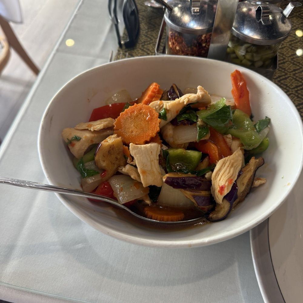 Chicken spicy eggplant dish Chicken spicy eggplant dish