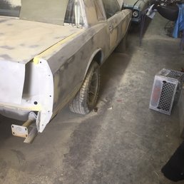 This car was warped and destroyed due to California dustless blasting not have the water on This car was warped and destroyed due to California dustless blasting not have the water on