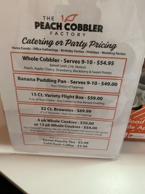 Menu photo 6 The Peach Cobbler Factory Apex, NC Menu photo 6 The Peach Cobbler Factory Apex, NC
