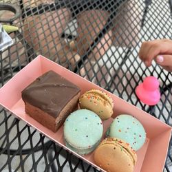 Chocolate marshmallow (taste like hot chocolate!) and more macarons
