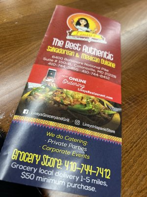 Menu photo 1 Linsy's Hispanic Store Catonsville, MD