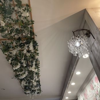 Mimi's Tea Cottage - Decor on the ceiling - Tea Rooms Near Me - West Chester, Pennsylvania