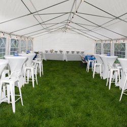 Thomas Party & Decor - 20x40 tent, cocktail tables with bar stools!