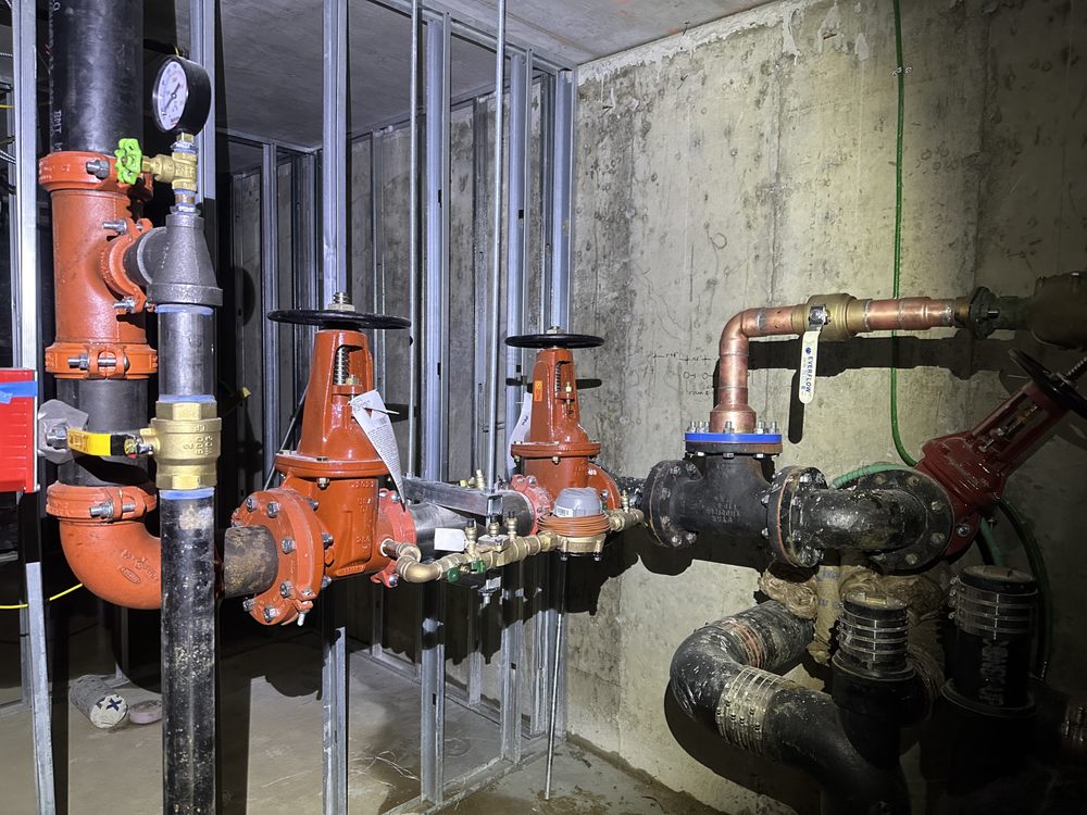 Slide of N & S plumbing