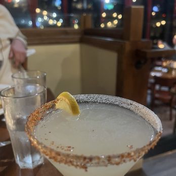Noyo River Grill - Lemon drop with tajin rim - American Near Me - Fort Bragg, California