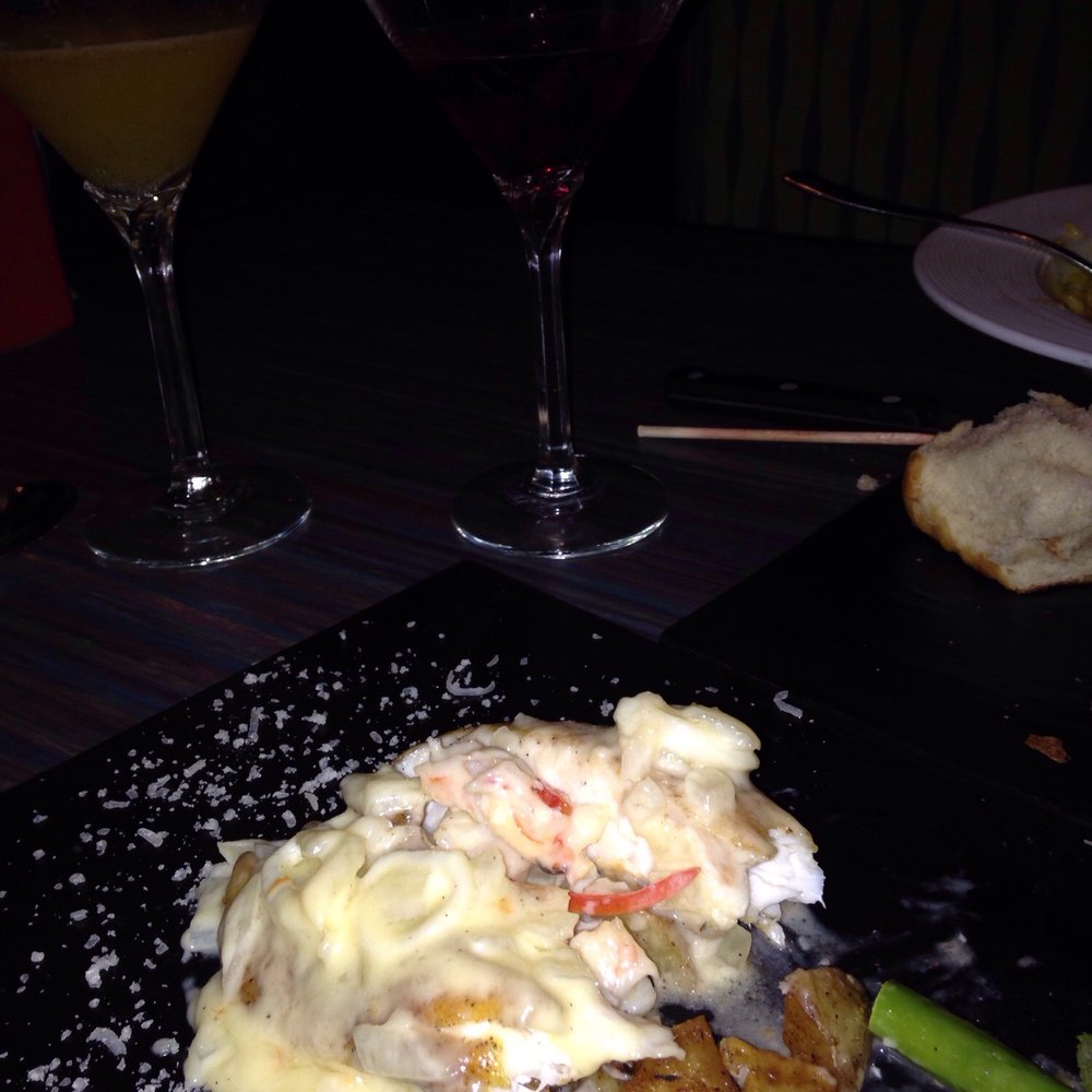 Sisserou's Caribbean Restaurant & Catering - Red snapper special with bacon wrapped asparagus.  And an Adam and Eve Martini!  Way to go Sisserous! - Caribbean Near Me - Tulsa, Oklahoma