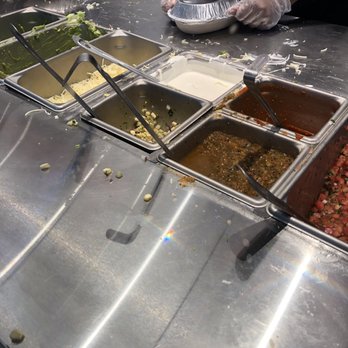 Chipotle Mexican Grill - A bit messy on the counter - Mexican Near Me - Durham, North Carolina