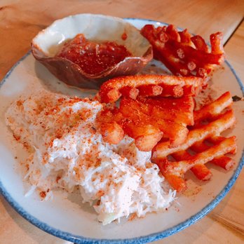 Giant - Jonah Crab Salad with Waffle Fries - New American Near Me - Chicago, Illinois Giant - Jonah Crab Salad with Waffle Fries - New American Near Me - Chicago, Illinois