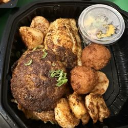 St Johns River Steak & Seafood - St St. John's Classic with Grouper
