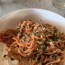 Spaghetti and meatballs