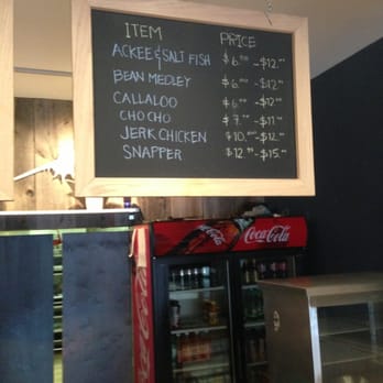 Raps Authentic Jamaican - Menu Board - Caribbean Near Me - York, Ontario