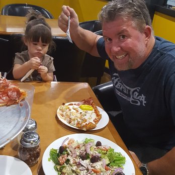 Kraving Kebab Pizza - My love ones ready to grub! Chicken kebab and half meat lovers was out of this world! - Pizza Near Me - Turlock, California