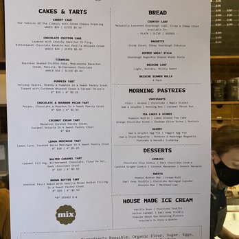 Mix Bakeshop - Holiday menu - Coffee & Tea Near Me - Ashland, Oregon Mix Bakeshop - Holiday menu - Coffee & Tea Near Me - Ashland, Oregon