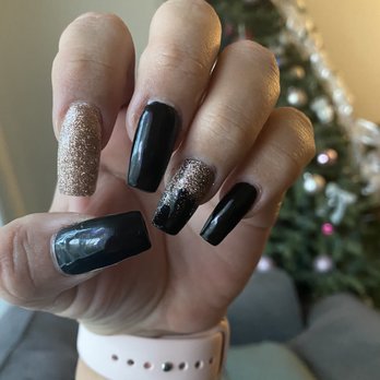 Happy Nails And Spa - All different shapes and not ombré - Nail Salons Near Me - Huntington Beach, California