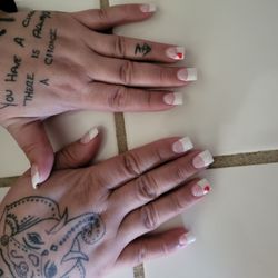 Sofia did my nails today!