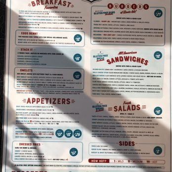 Diner 66 - One page menu - American Near Me - Christchurch, CAN