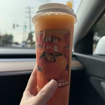 ICI Tea Drinks - Persimmon smoothie - Bubble Tea Near Me - San Gabriel, California