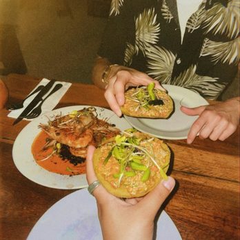Hartwood - Prawns and the tostada - Mexican Near Me - Tulum, ROO Hartwood - Prawns and the tostada - Mexican Near Me - Tulum, ROO