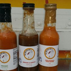 Kearny Food Truck & NJ Craft Beer Festival - Sauces for the taco truck still couldn't help the taste of the tacos smh