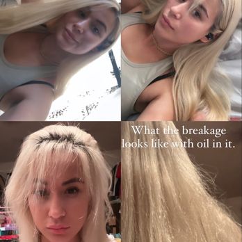Aveda Mia Salon Spa - All of the breakage in my hair. I'm not supposed to have bangs. - Hair Salons Near Me - Montclair, California
