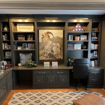 Traditional Remodeling Group - Our designers did a fantastic job of creating our clients vision, so this custom library is nothing short of perfect - General Contractors Near Me Traditional Remodeling Group - Our designers did a fantastic job of creating our clients vision, so this custom library is nothing short of perfect - General Contractors Near Me