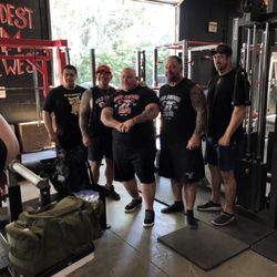 Old Skool Iron - Member and legend Jake's (center) last day here before moving to Arizona! (June 23, 2024)